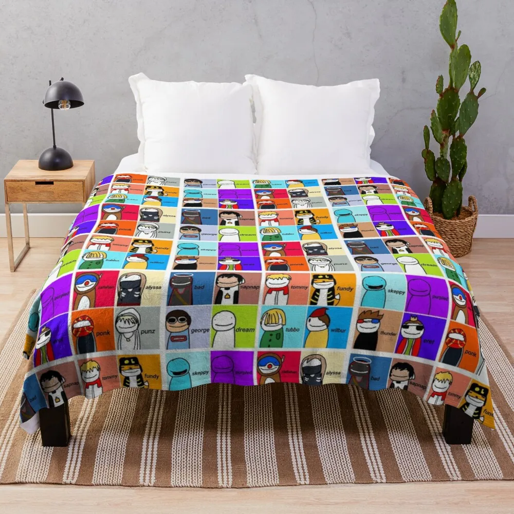 

Dream Smp Throw Blanket travel blanket knitted plaid