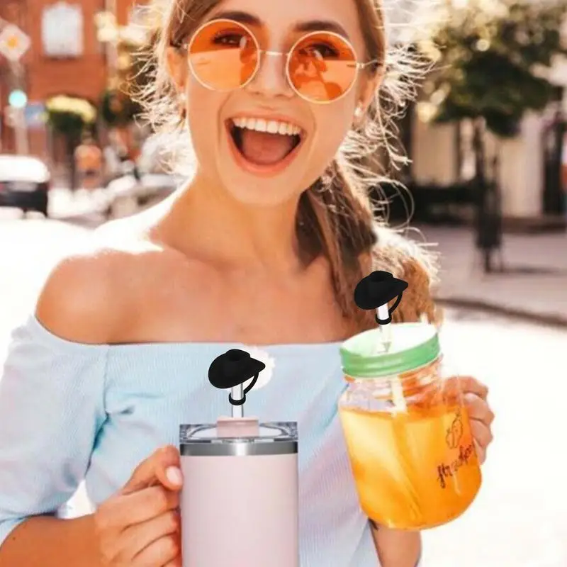 Западная соломенная крышка из пищевого силикона оригинальная ковбойская шляпа