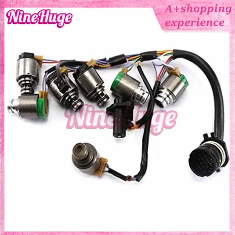 Комплект соленоидов передачи 5HP19 с жгутом 0501314432 0501316463 0501210019 для BMW Audi A6 A8 S4 RS6 Prosche