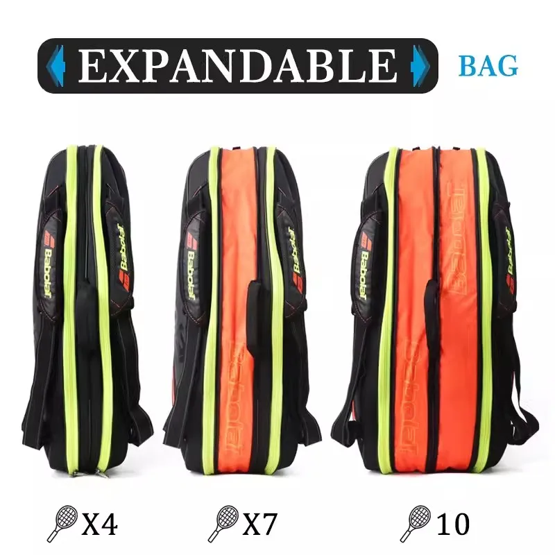 2024 Новый теннисный рюкзак Babolat 4-10R Team Series сумка для теннисных ракеток мужчин и