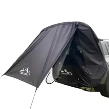 SUVs Trunk Tent Camping Auto Tail Tent Waterproof Car Awning Portable Sunshade Rainproof Car Rear Tent For Camping Self-driving