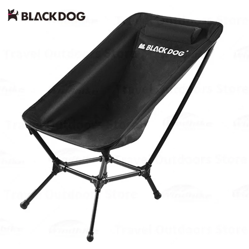 

Naturehike BLACKDOG Folding High Back Moon Chair Detachable Aluminum Alloy Bracket Outdoor Portable Fishing Beach Camping Chair