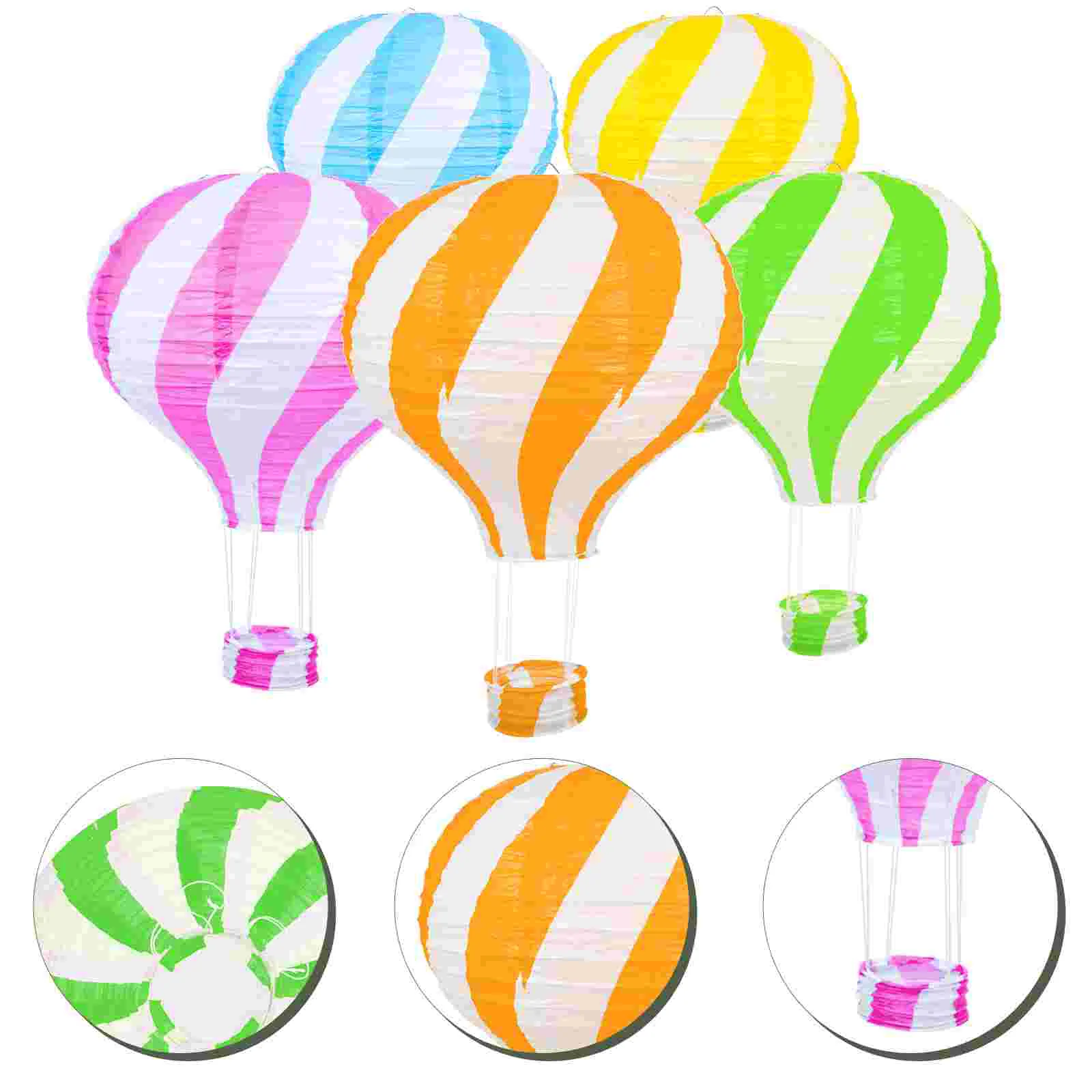 

Lantern Lanterns Hanging Balloon Air Paper Hot Party Sky Balloons Chinese Pendant Diy Festival Small Decorative Decoration Round