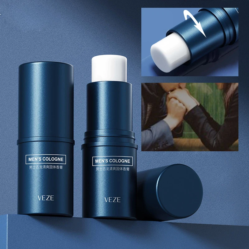 Фото Fanzhen Мужские твердые духи одеколона Легкий и свежий аромат Портативная палочка для универсального использования для удобства в дороге №2