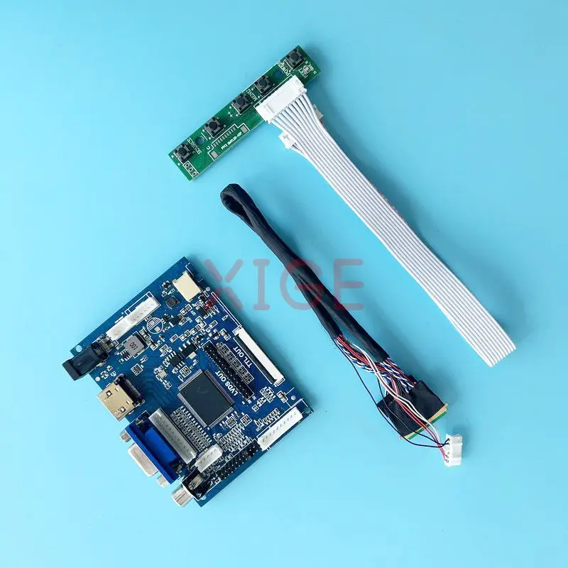 

Fit B156XW02 B156XW03 B156XW04 Driver Controller Board DIY Kit 15.6" VGA 2AV Compatible-HDMI 1366*768 Laptop Display LVDS 40 Pin
