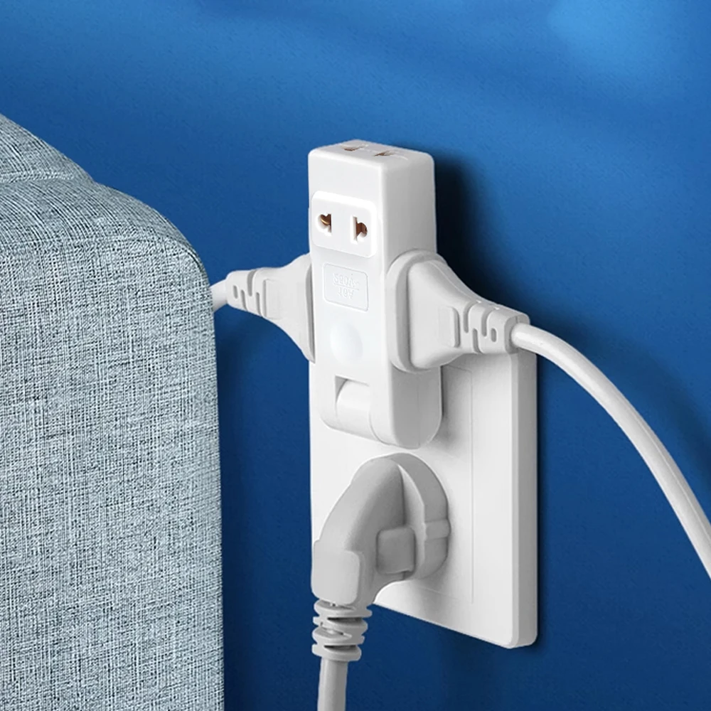 Евророзетка поворотная электрическая розетка настенный адаптер вращение на 180 °