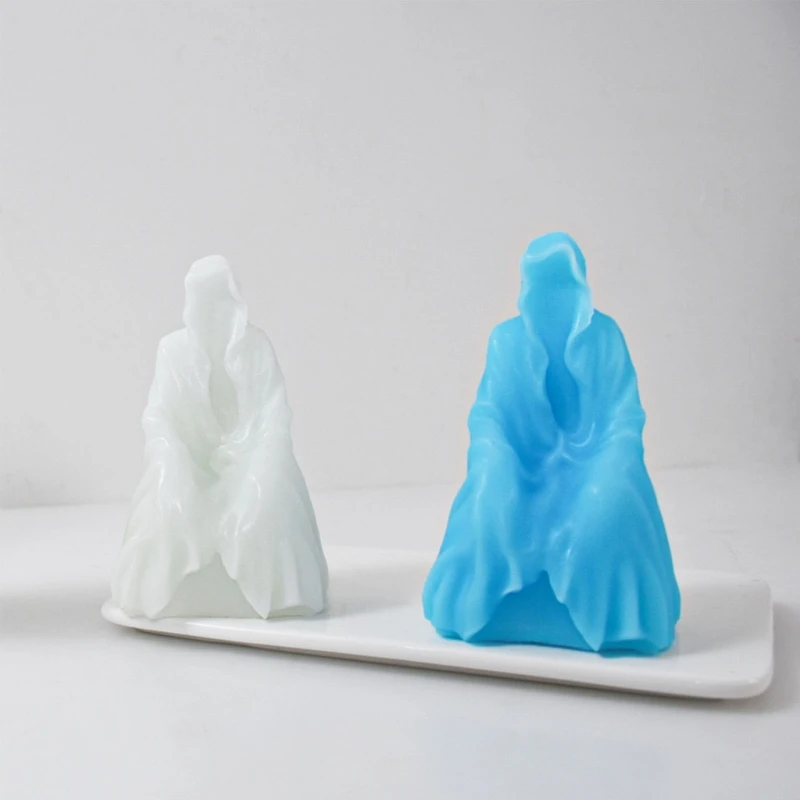 

Black Clothes Man Silicone Molds Wedding Party Dinner Making Soap Molds DIY Handwork Aromath Home Decor Mold