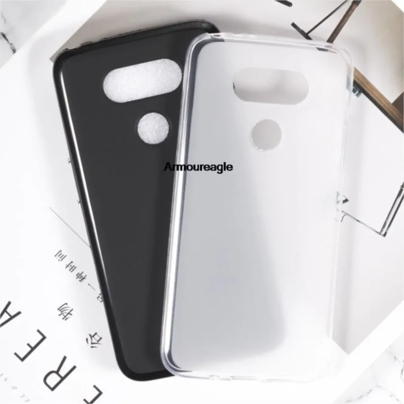 Защита для LG G5 мягкий чехол из ТПУ задняя защитная оболочка матовый силиконовый