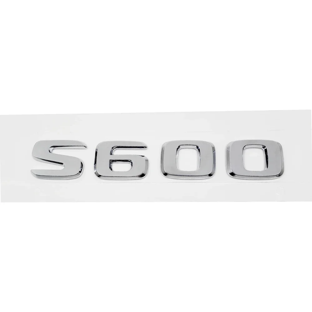 Фото АБС-пластик S500 S500L S600 S600L багажник задний логотип значок эмблема наклейка для Mercedes Benz S Class W126 W140 W220 W221 W222 C217 №5