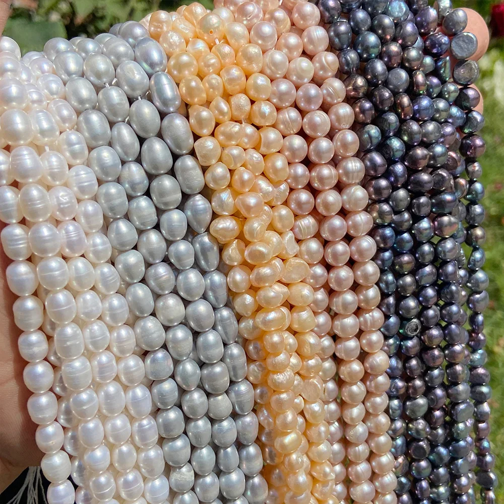 

Genuine Natural Pearl Beads Baroque Freshwater Irregular Pearl Loose Beads for Jewelry Making Bracelet DIY Necklace Earrings