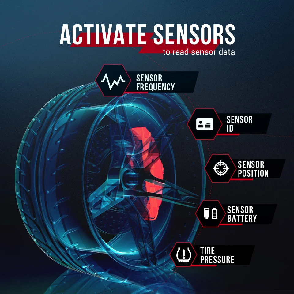 Autel MaxiTPMS TS508K новейший TPMS Relearn автомобильный диагностический инструмент и 8 шт. 2в1
