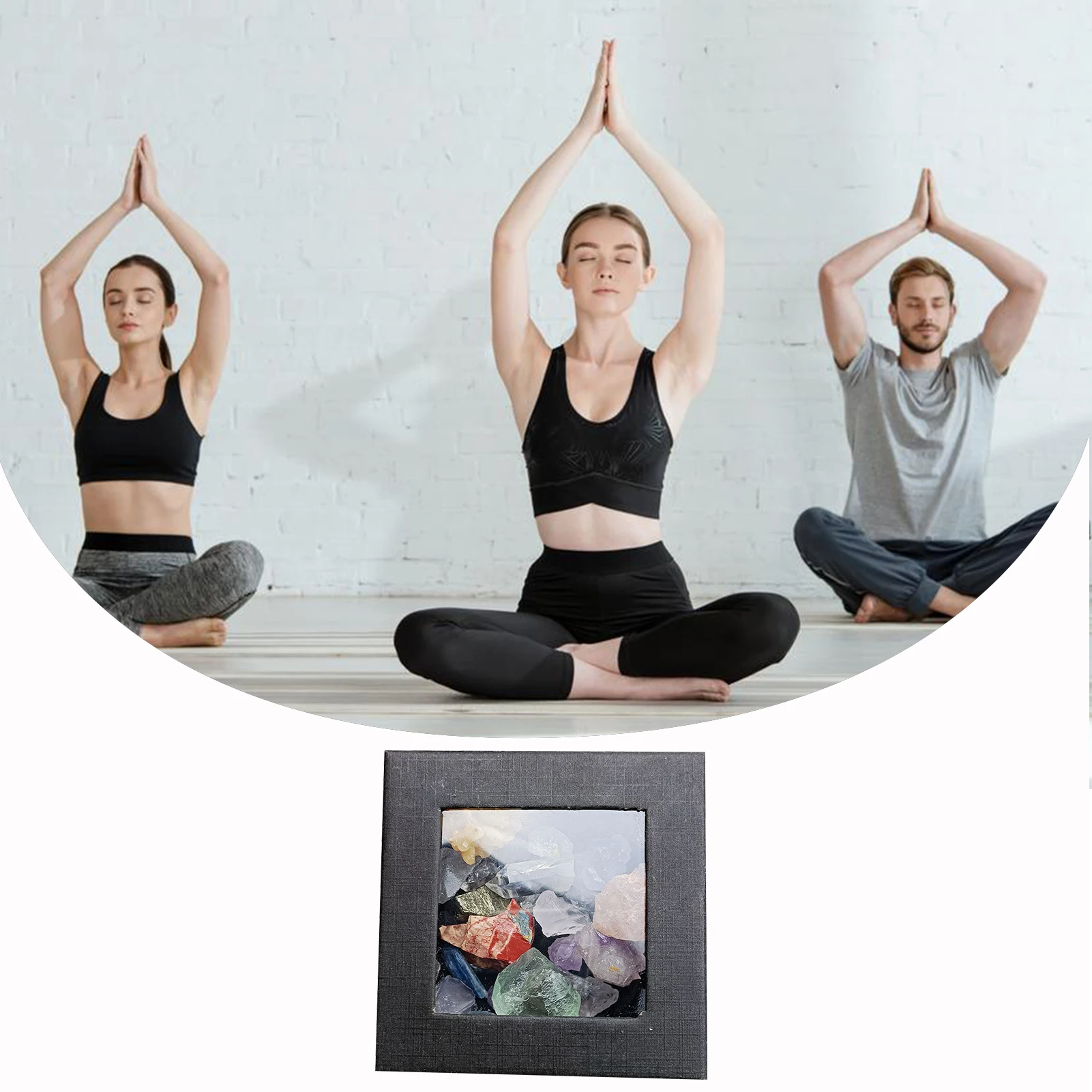 

Исцеляющие натуральные необработанные камни в виде чакр, набор кристаллов, Исцеляющие камни для самодельного ожерелья, браслета, ювелирные...