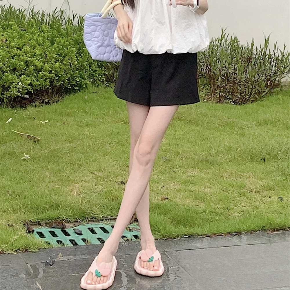 Cute Bowknot Women's Slippers 2023 New Summer Indoor and Outdoor Flip Flops Beach Smooth Ladder Home Non-slip EVA Slippers