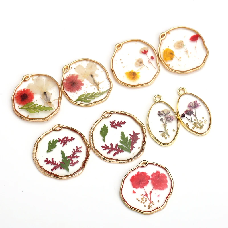 2 шт. Прозрачные плоские прессованные Натуральные сушеные цветы гибискус