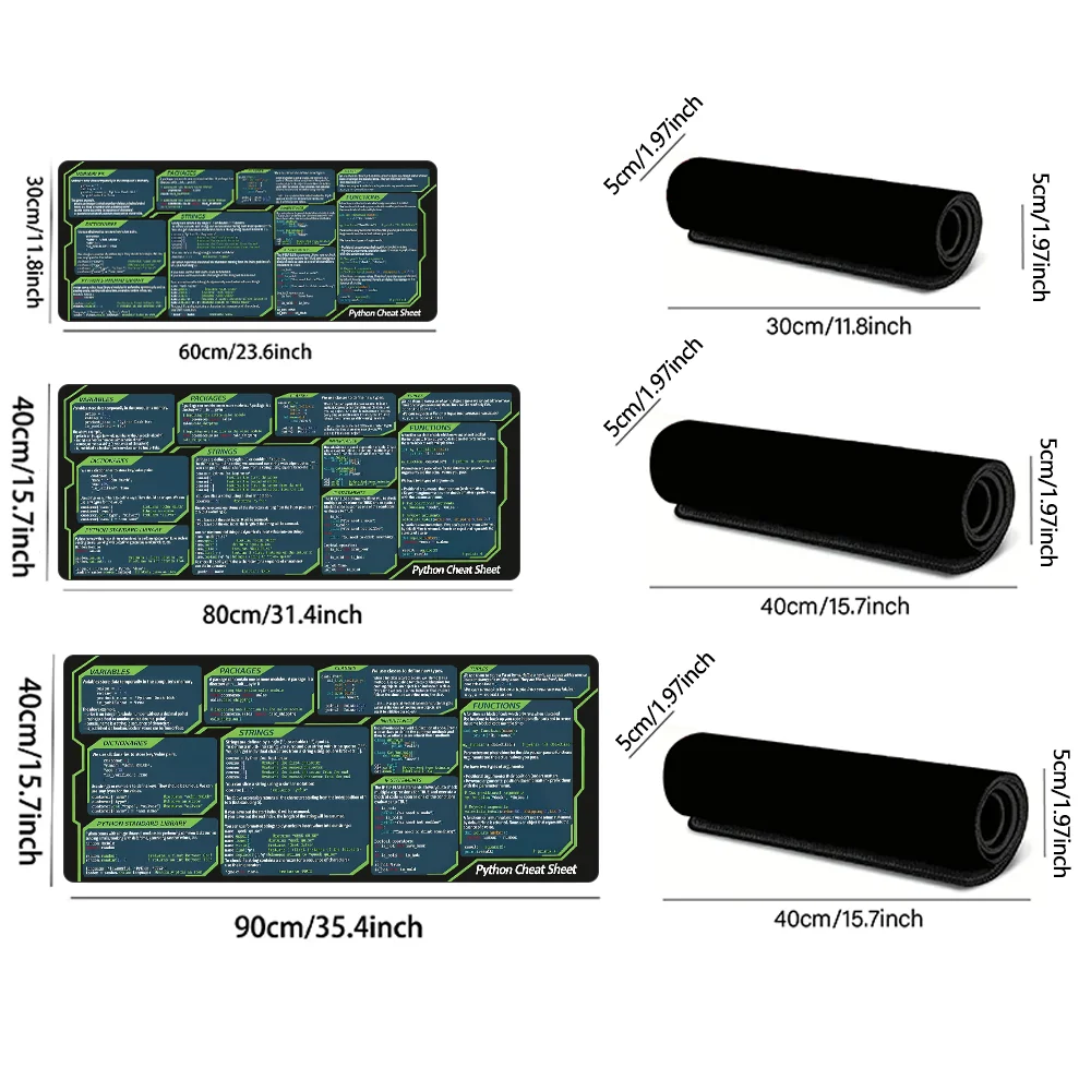 Коврик для мыши Python Sheet большой игровой коврик настольные аксессуары резиновый