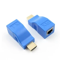 for hdmi compatible extender 4k rj45 ports lan network extension up to 30m over cat5e 6 utp lan ethernet cable for hdtv hdpc