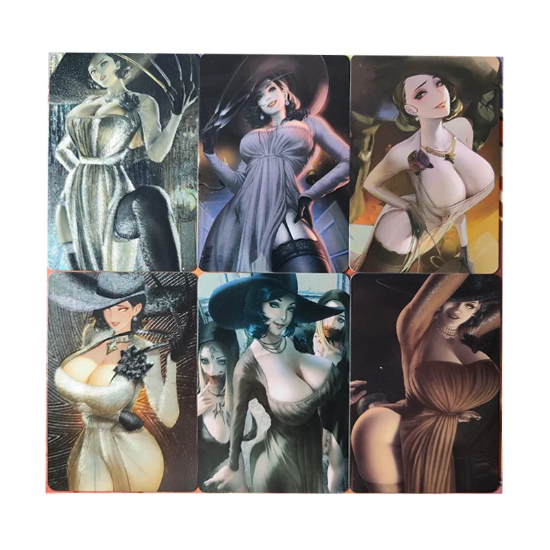 

Resident Evil Hachishaku-Sama Villain Heroine Boutique Single Card Collection Rough Flash Craft Collection Card Single Card