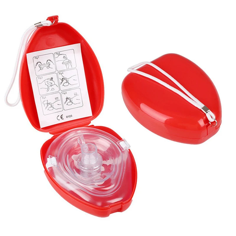 

Первичная маска для спасения дыхания при первой помощи, многоразовый искусственный реаниматор для рта, аксессуар для дыхания с односторонним клапаном