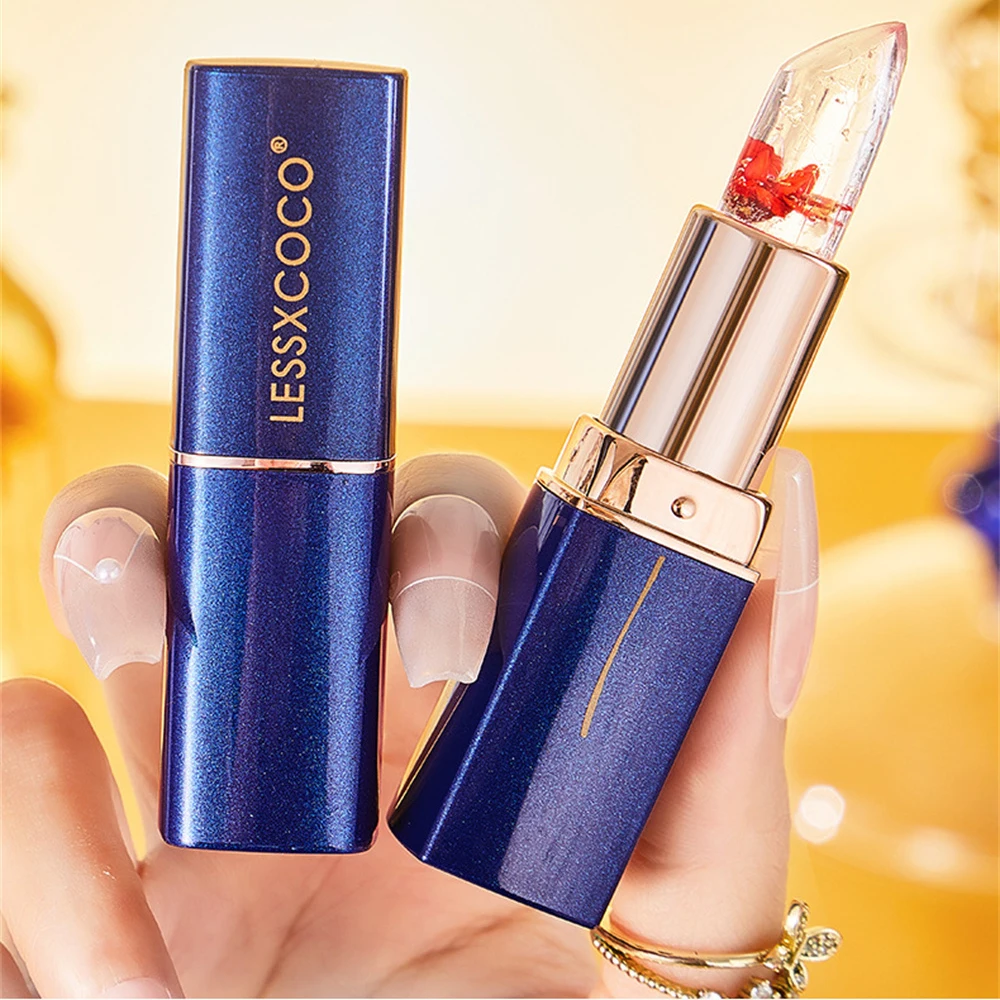 

Moisturizing Lipstick Color Changing Lipstick Lasting Flower Crystal Lipgloss Nouritious Lip Balm Lip Makeup Comestic Waterproof