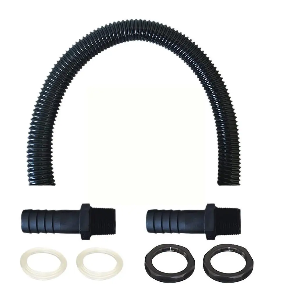 

2023 New Rain Barrel Connection Hose With 2 Hose Nozzles For Ibc Containers Tanks Buckets Connecting Easy To Replace H3t5