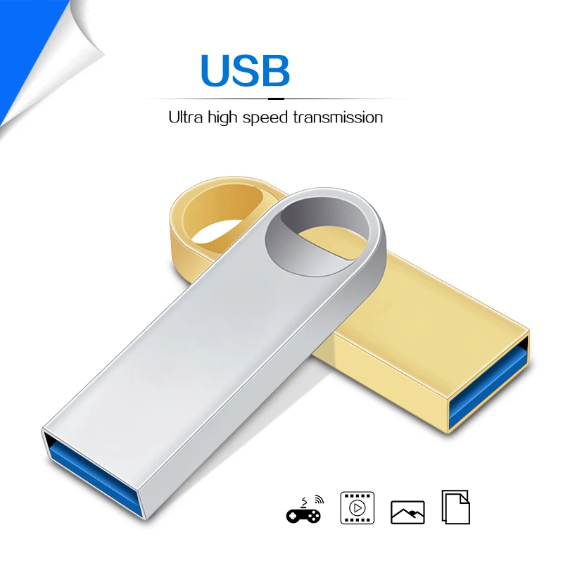 

USB-флеш-накопитель металлический, 128 ГБ, 32 ГБ, 64 ГБ