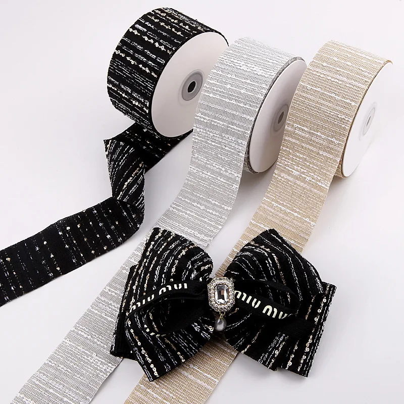 10 ярдов 50 мм горизонтальные технические банты для волос поделки сделай сам