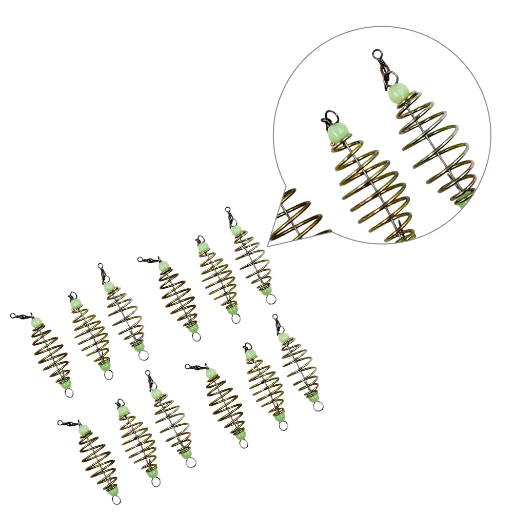 

Bait Carp Feeder Cage Basket Spring Holder Lures Lure Baitssteel Hook Fshing Accessories Stainless Rigs Ground Bass Equipment