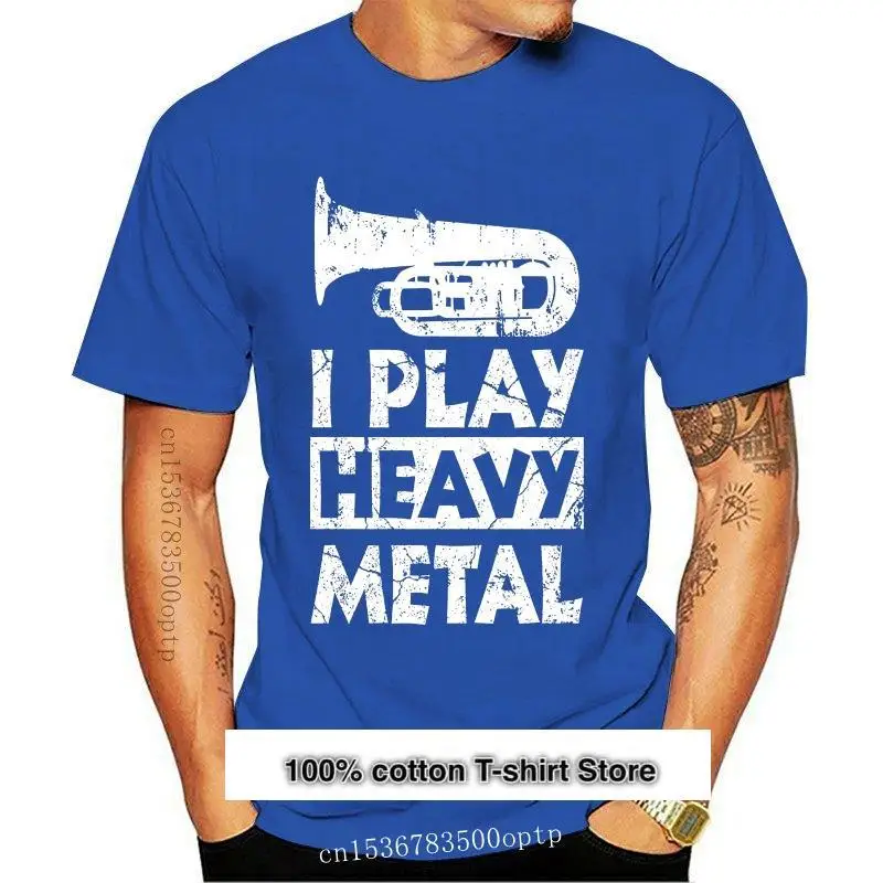 

Camiseta Vintage desgastada para hombres y mujeres, camisa divertida de banda de Tuba, Heavy Metal, nueva