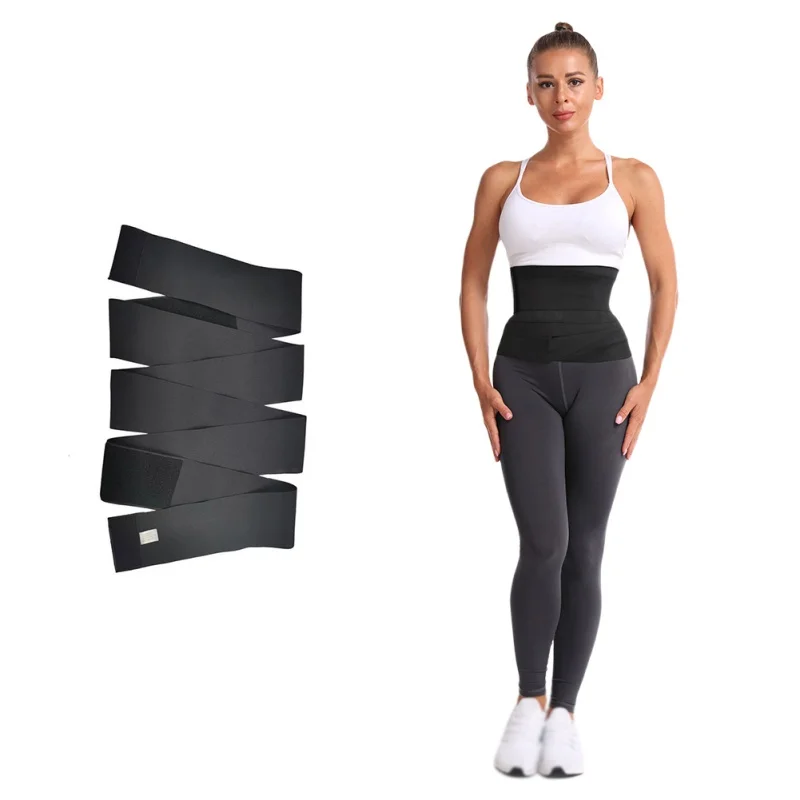 

Waist Trainer for Women Waist Wrap Waist Trimmer Stomach Belly Wrap Plus Size Waist Band Bandage Wrap