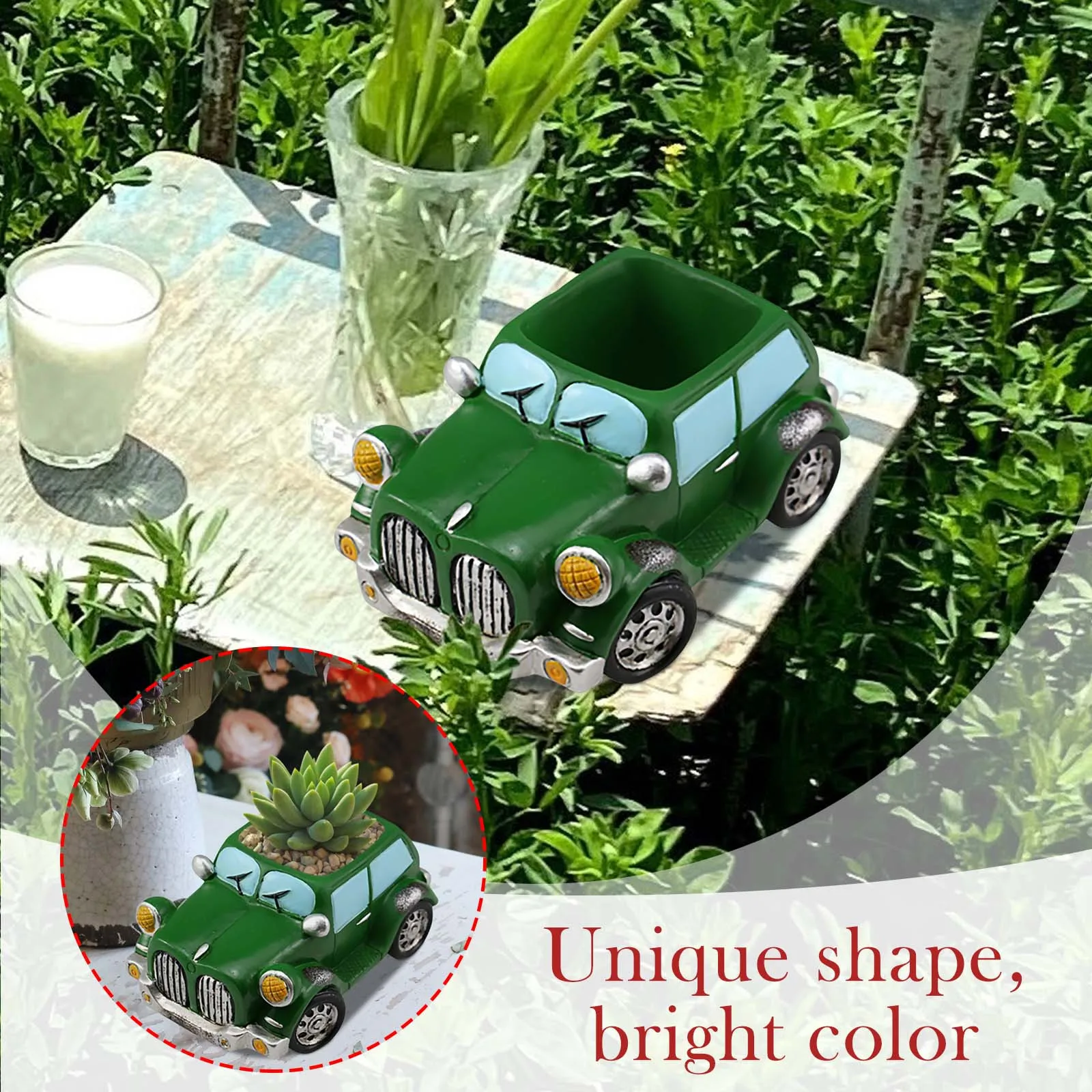 

Tall Glass Vases for Flowers Succulent Planter Pots Resin Indoor Planters Home Flower Plastic Plant Trays 16 Inch round