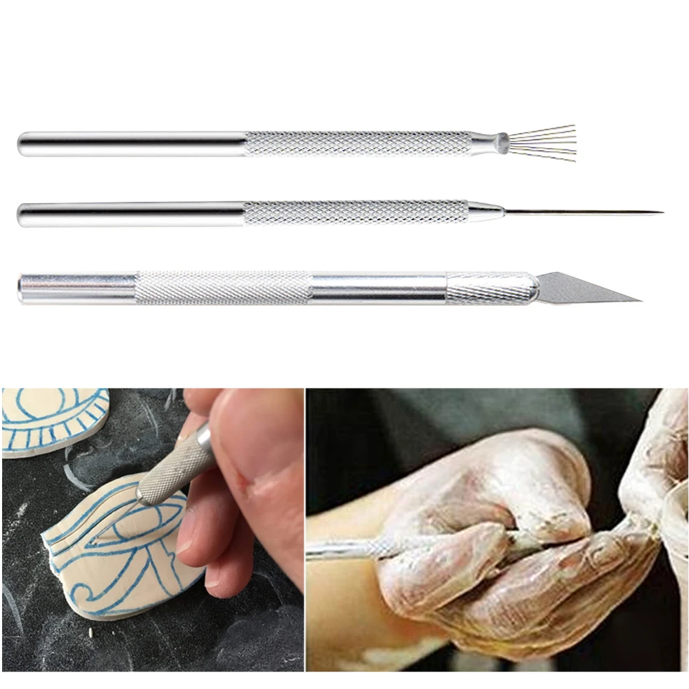 3 шт./компл. Сделай Сам булавка обработка деталей Керамика ремесло