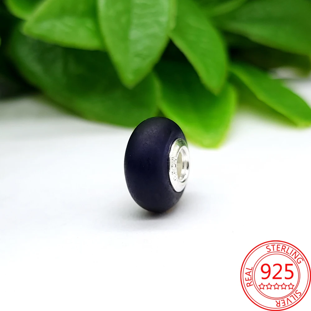 925 оригинальные матовые Зеленые Подвески plata charm of ley для браслета Pandora со