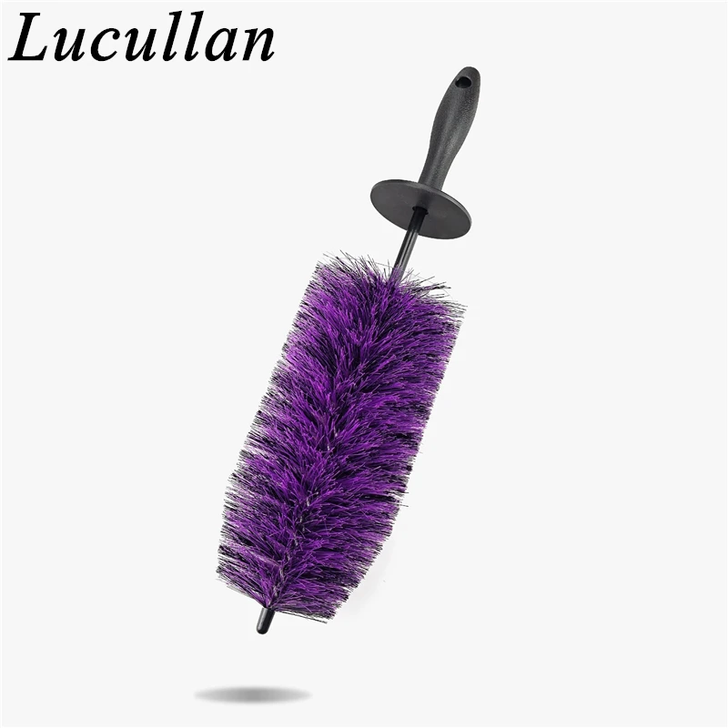 

Lucullan Многофункциональная щетка для чистки автомобильных колес, длинная щетка для детализации обода, щетка для детализации шин, инструмент для мытья авто мотоциклов