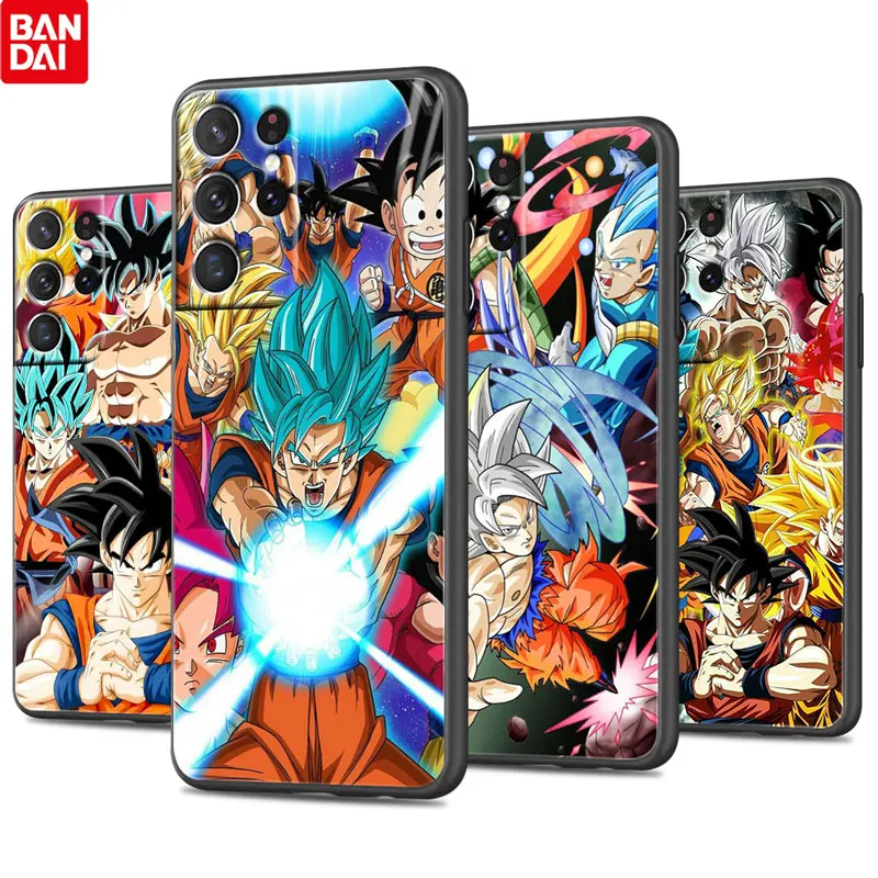 

Vegeta Dragon Ball Goku For Samsung Galaxy S22 S21 S20 Ultra Plus Pro S10 S9 S8 4G 5G Silicone Soft Black Phone Case Funda Coque
