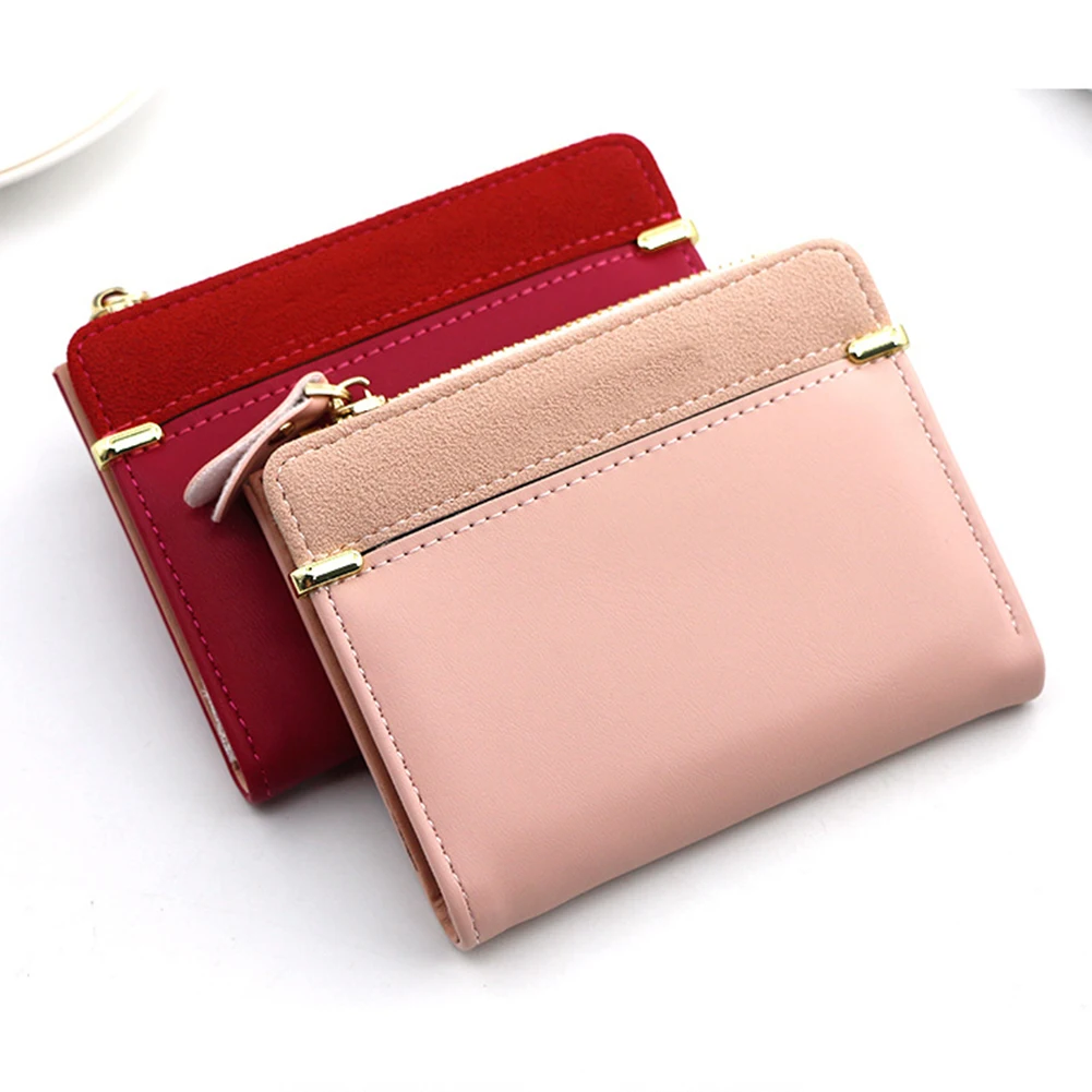 

Good Texture Women's Mini Wallet Youth Personality Multi-layer Design Money Clip Perfect Gift Collage Student Coin Purses