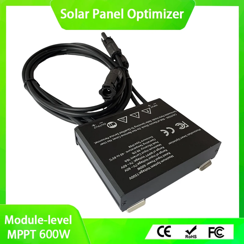 Оптимизатор мощности PV 600 Вт MPPT 7 в-75 в вход Ip68 контроль солнечной панели режиме
