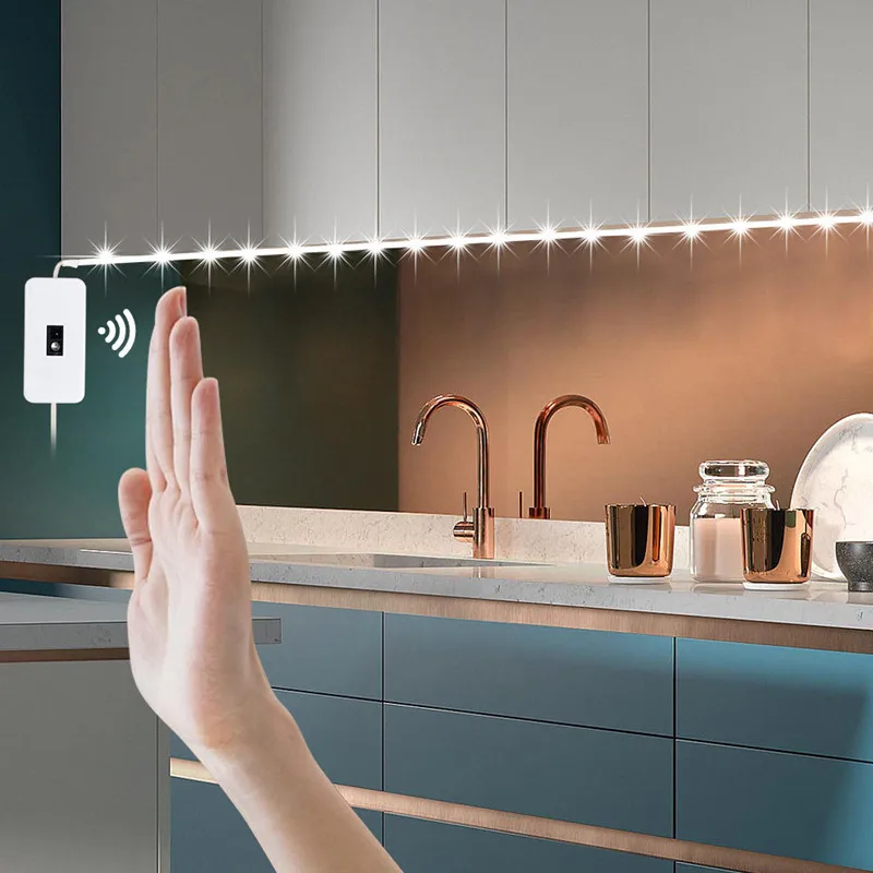 

Hand Sweep Waving ON OFF Sensor LED Light Strip DC 5V USB Motion Backlight TV Kitchen Under Cabinet Lamp Waterproof Night Light