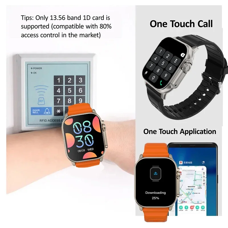 

DUTRIEUX 2023 Smart Watch Men Women for apple Series Watch 9 Always on Display Body BT Call NFC Smartwatch for apple Android