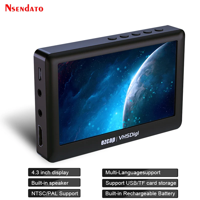 

NSendato Ezcap180 Портативный AV-рекордер