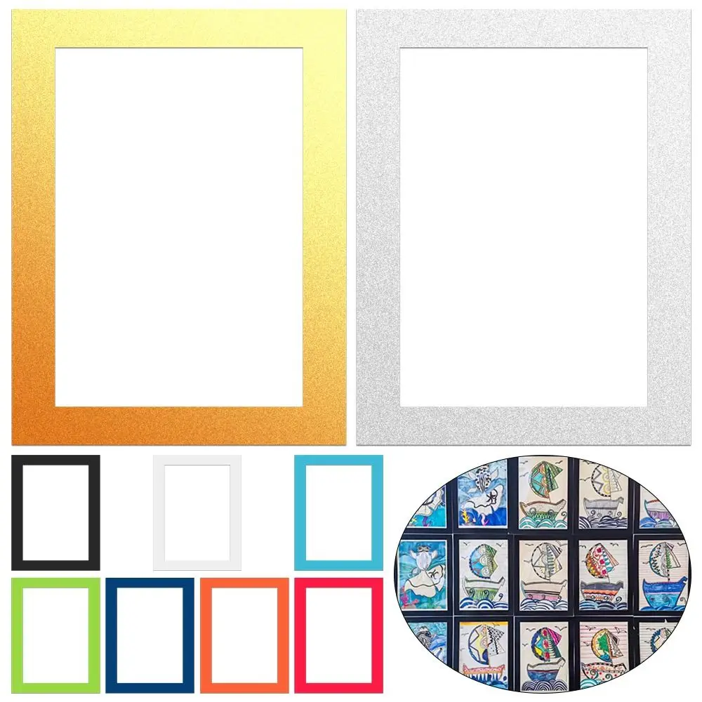 

Certificate Award Show DIY Watercolor Painting Display Wall Hanging Picture Paper Mounted Picture Frame Frame Cardboard
