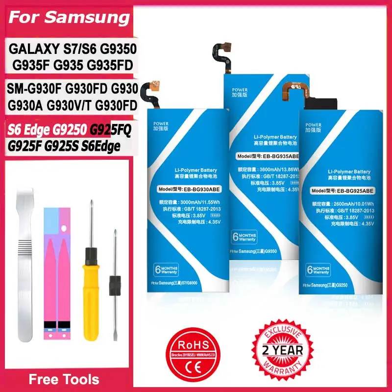 Аккумулятор XDOU для SAMSUNG S10E J5 A70 Nnte 10 A8 A51 Grand DUOS S3 S6 S7 Edge S8 S9 S10 Plus GT-I8190 2017 J530