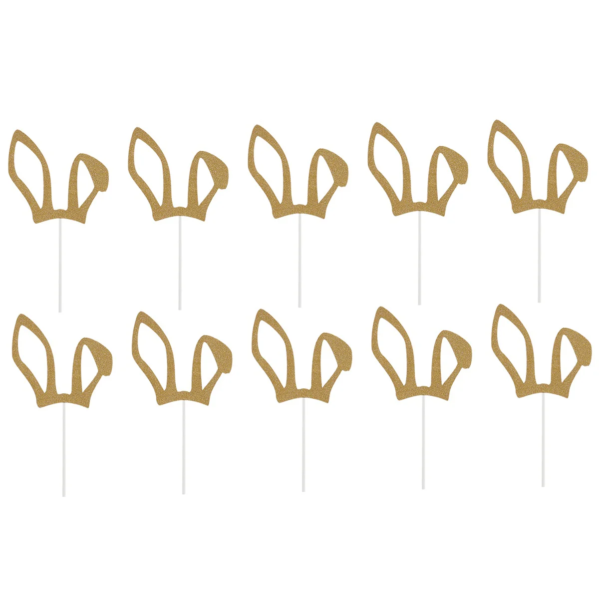 

12 Pcs Rabbit Cake Decorations Bunny Cake Picks Cupcake Topper Cake Picks Rabbit Cupcake Toppers
