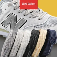 quality classic shoelaces for sneakers fabric flat shoe laces white black shoelace elastic laces shoes 100120140160cm strings