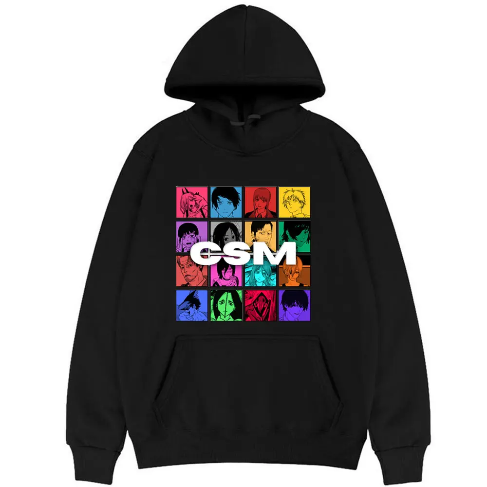 

Japanese Anime Chainsaw Man Hoodie Cute Cartoons Character Print Sweatshirt Men Oversize Hoodies Women Fleece Cotton Sportswear