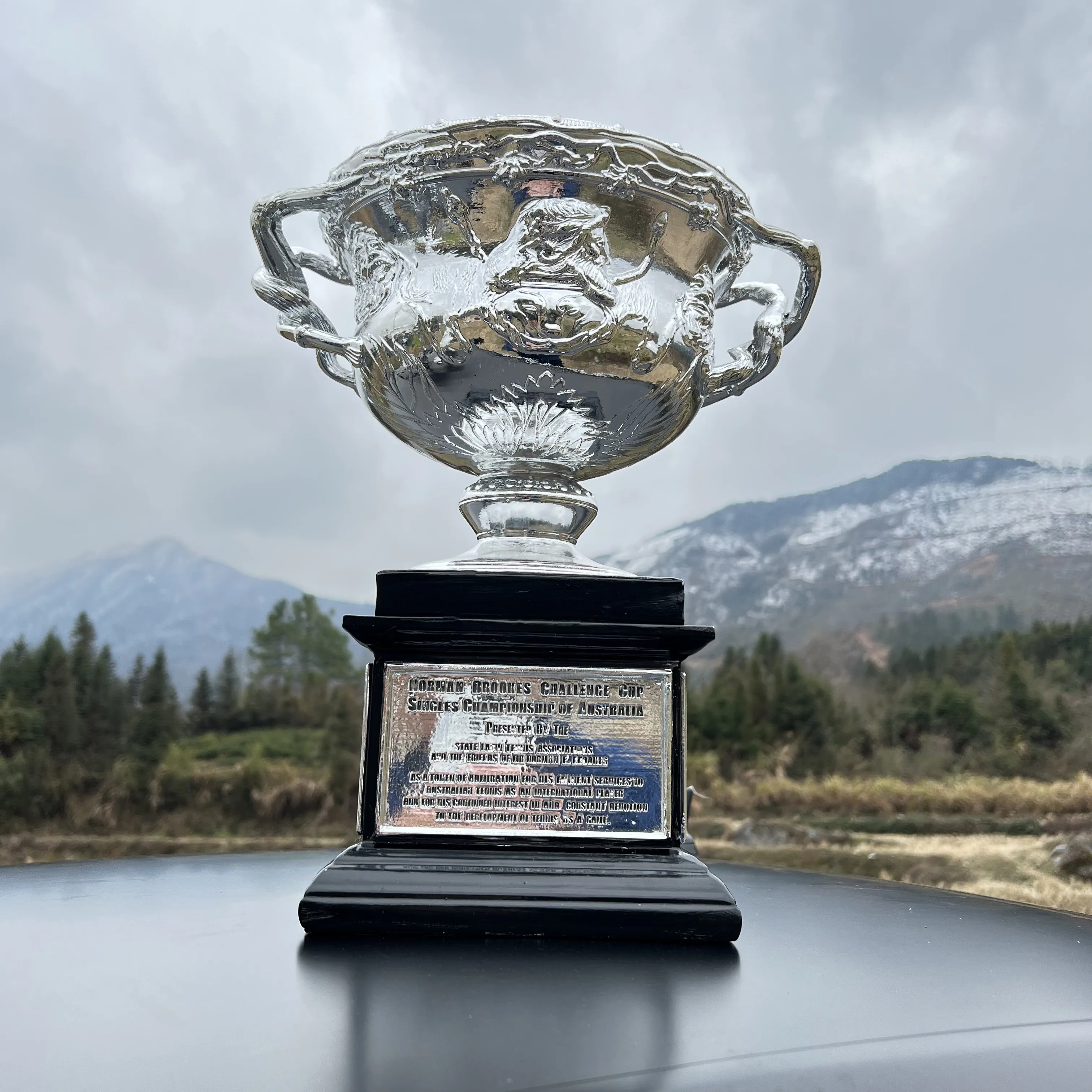 Чемпионский трофей с открытым австралийским чемпионатом Grand Slam Novak Djokovic Роджер