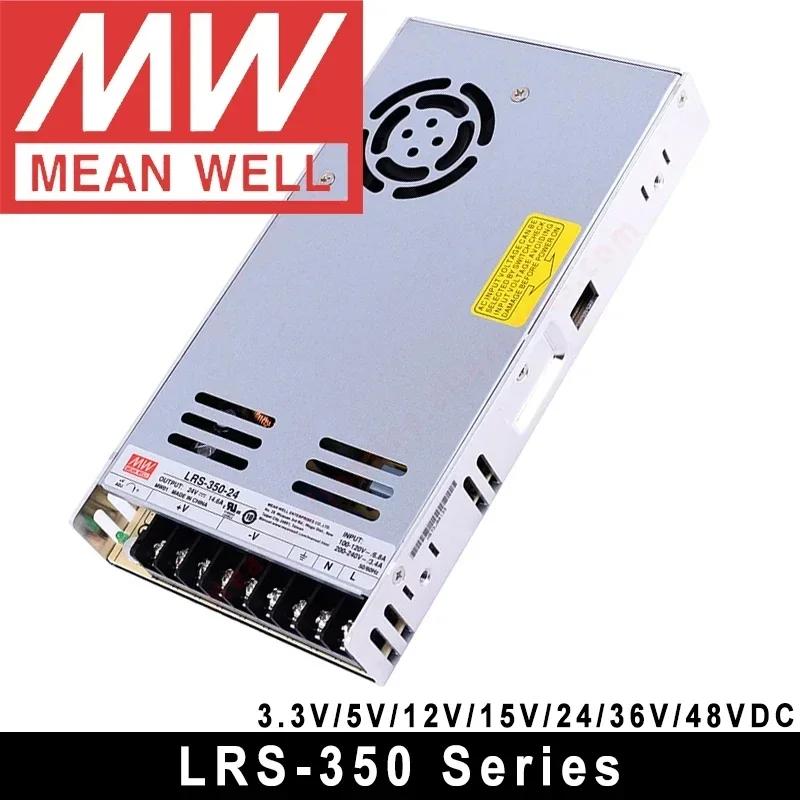 Mean Well RS-15 RS-25 LRS-35 50 75 100 150 200 350 450 600 Вт 5 В 12 15 24 36 48 Импульсный источник питания с