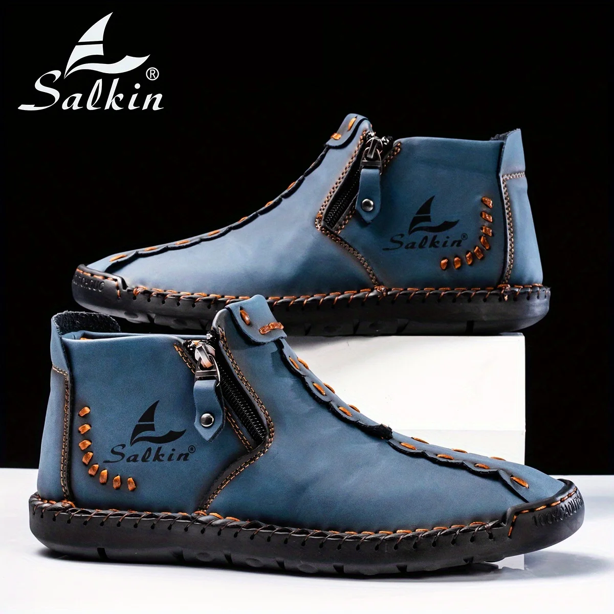 Кроссовки кожаные для мужчин в ассортименте