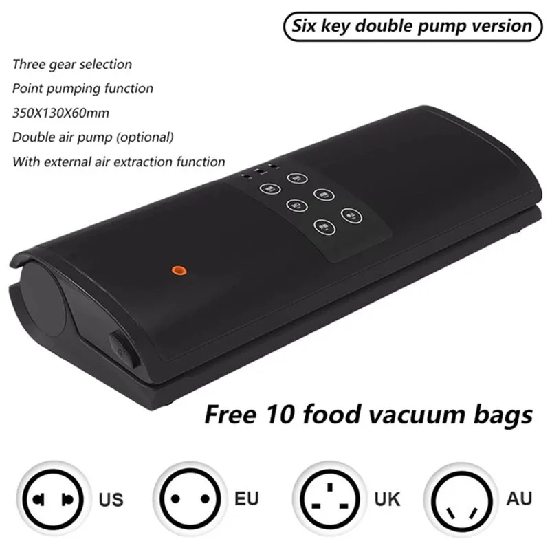 Youpin Vacuum Food Sealer Packaging Machine For Home Kitchen Food Saver Bags Commercial Vacuum Food Sealing  Sent 280mm