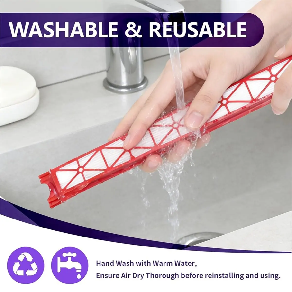 Фото Новый HEPA-фильтр 27newnew для пылесосов PencilVac Fluffycones / PencilVac SV50, запчасти, пылевой фильтр №4