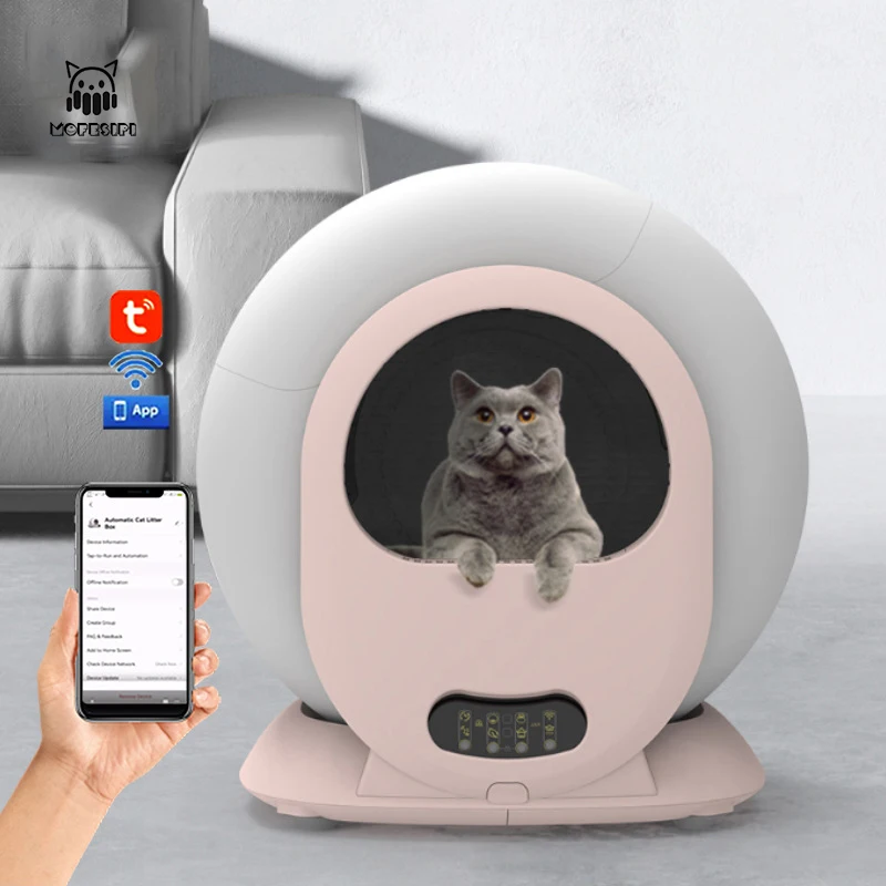 Высококачественный автоматический умный кошачий наполнитель mofespop